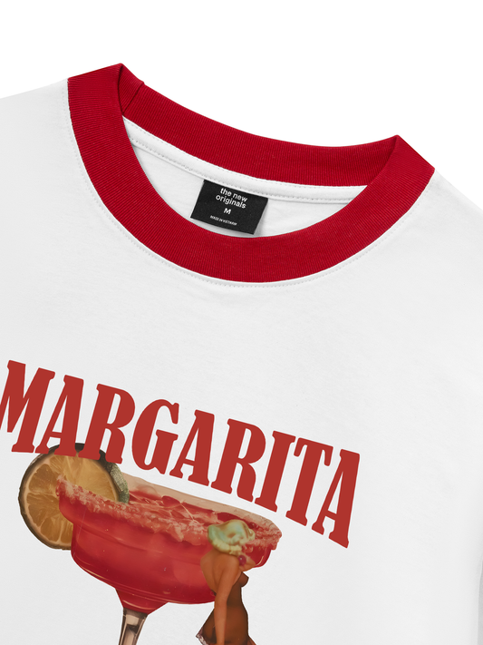 Áo Thun Ringer Relaxed Fit Fresh Margarita Retro