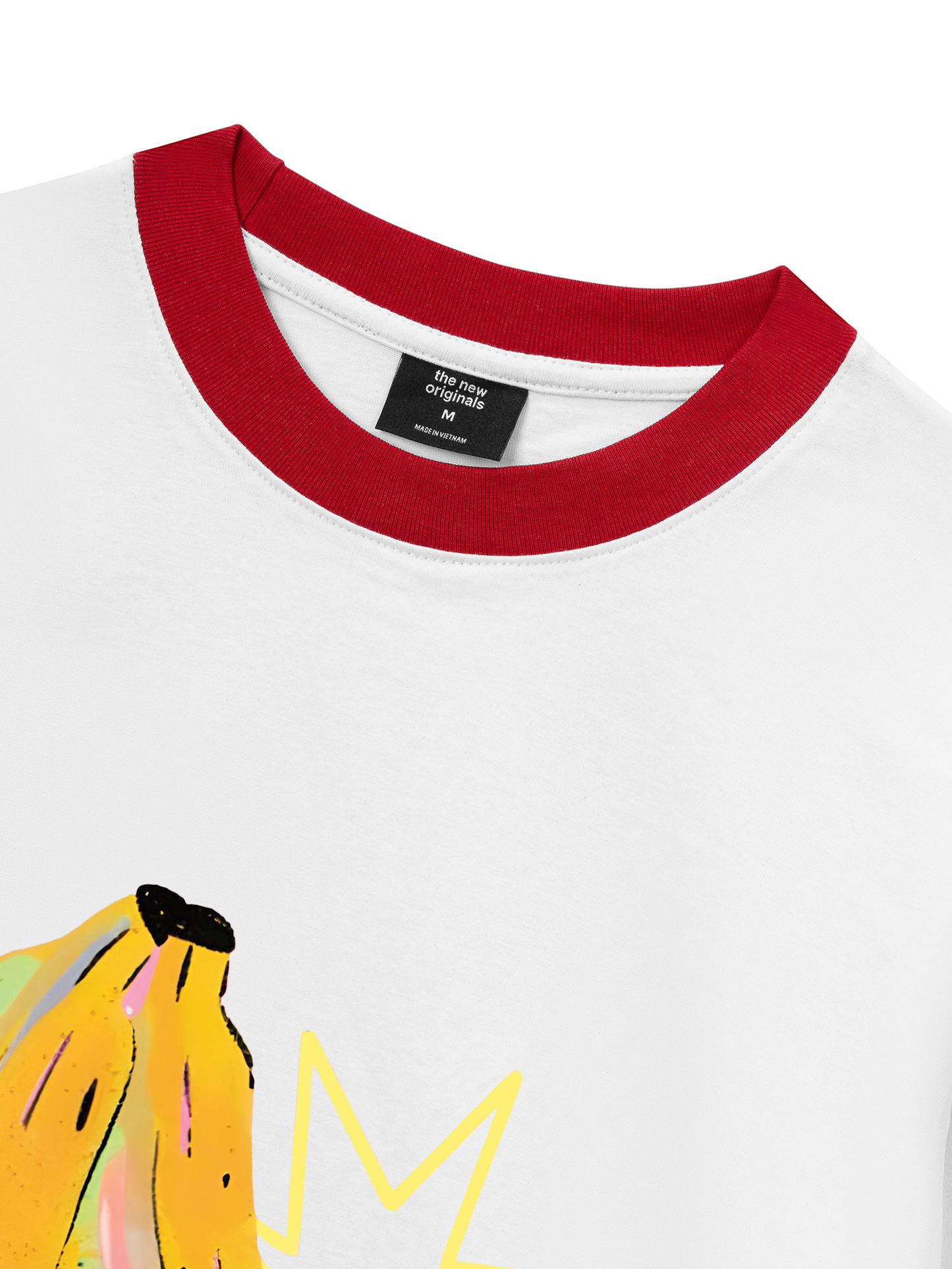 Áo Thun Ringer Relaxed Fit Tropical fruits