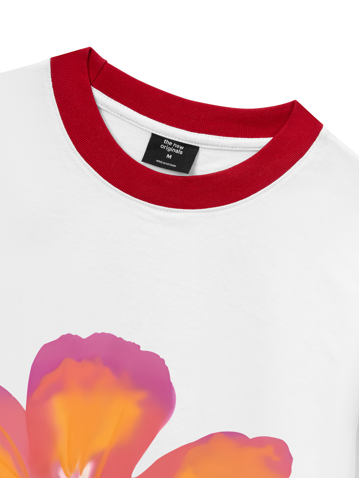 Áo Thun Ringer Relaxed Fit Summer Vibes Hawai Flower
