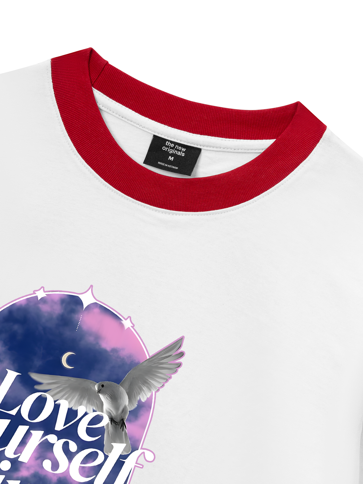 Áo Thun Ringer Relaxed Fit Love Yourself First