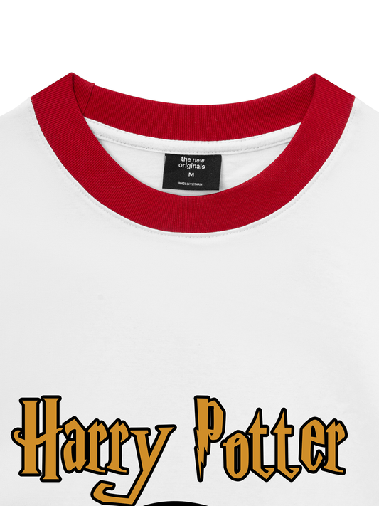 Áo Thun Ringer Relaxed Fit Harry Potter Chibi