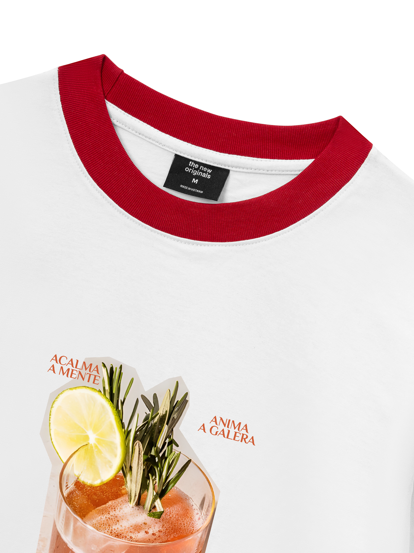Áo Thun Ringer Relaxed Fit Fresh Aperol Spitz