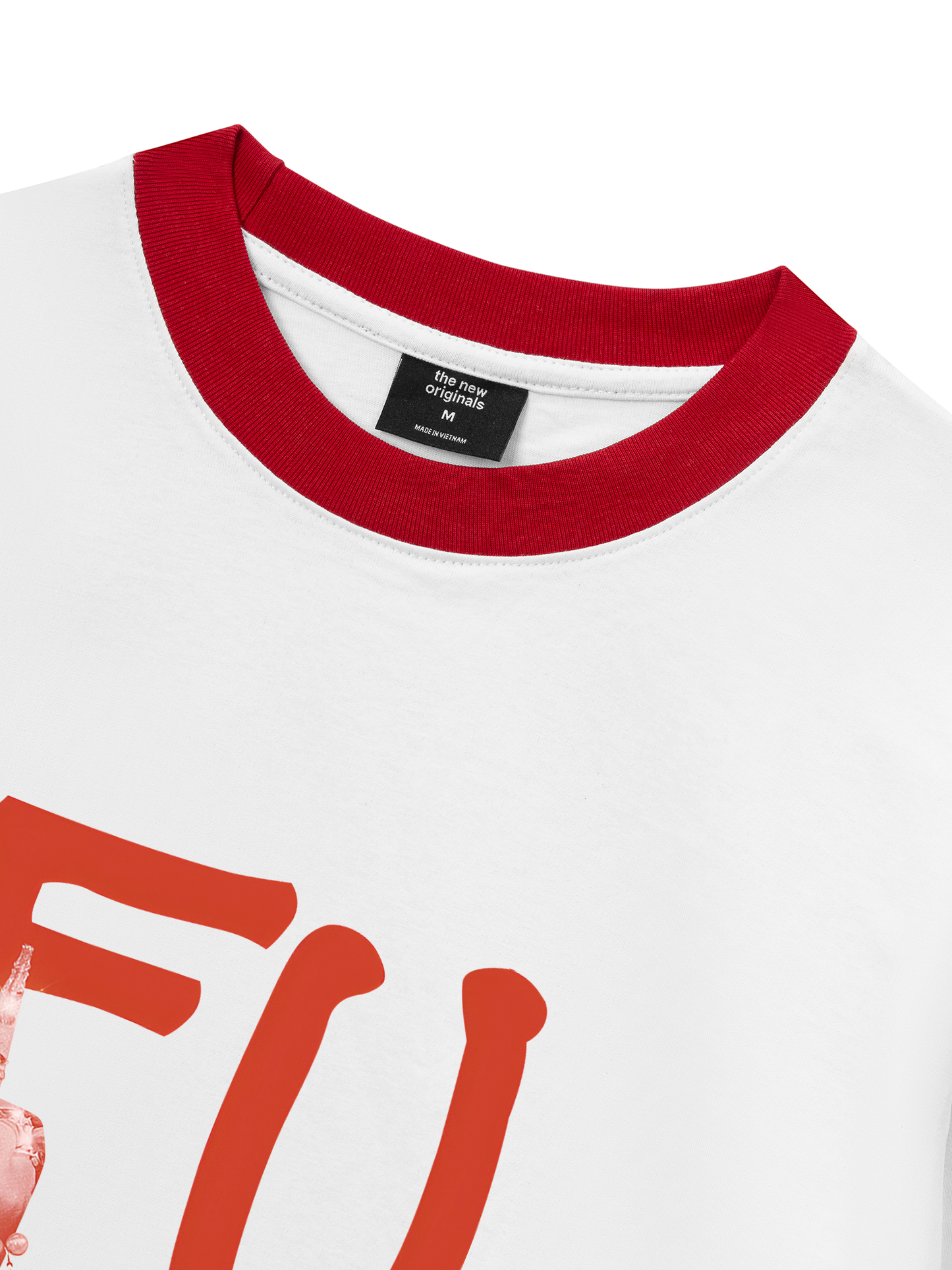 Áo Thun Ringer Relaxed Fit FUCK-Double Lovers