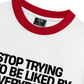 Áo Thun Ringer Relaxed Fit Life Vibe Be Yourself