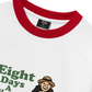 Áo Thun Ringer Relaxed Fit Eight Days A Week Girl