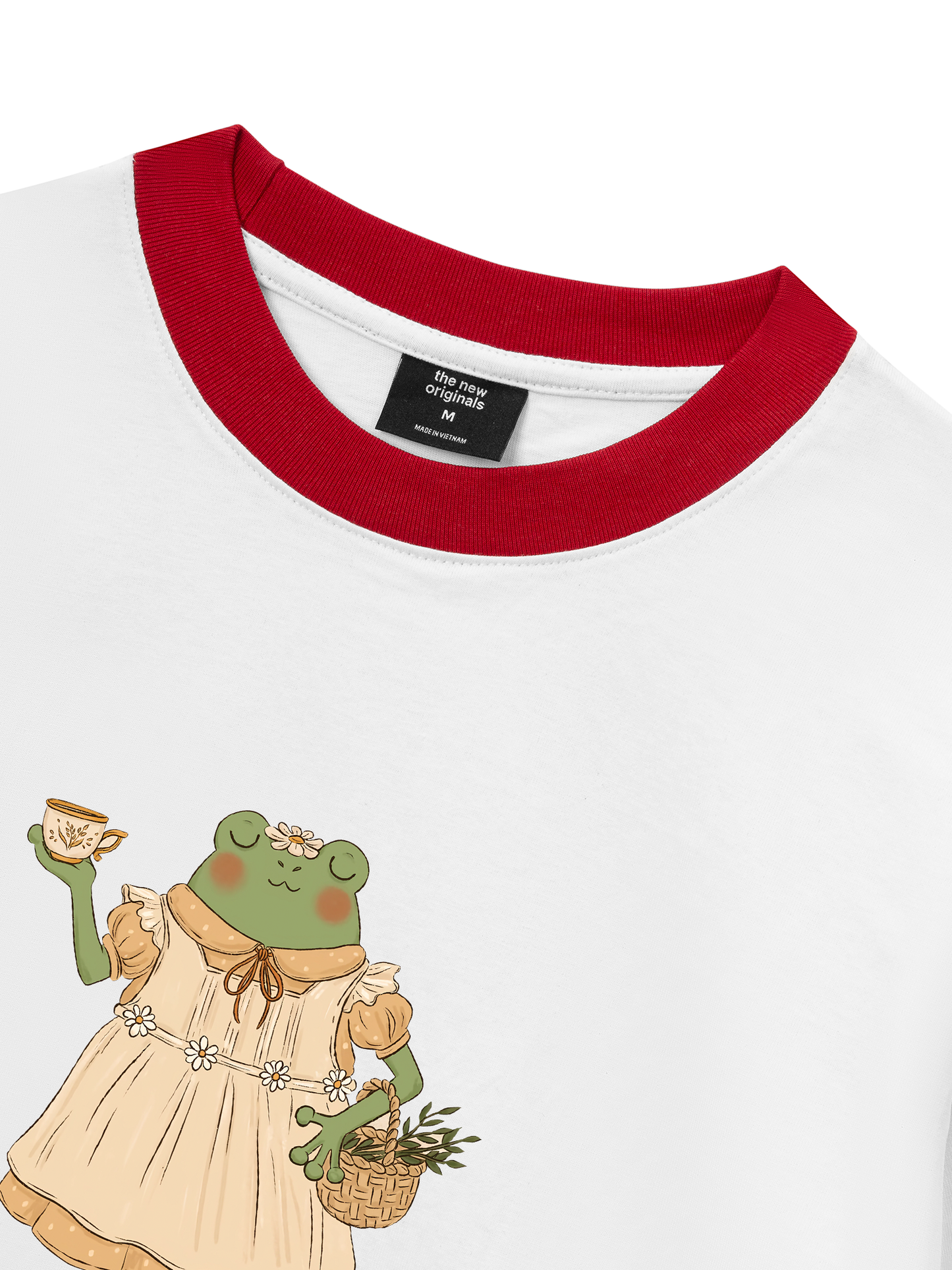 Áo Thun Ringer Relaxed Fit Autumn Frog