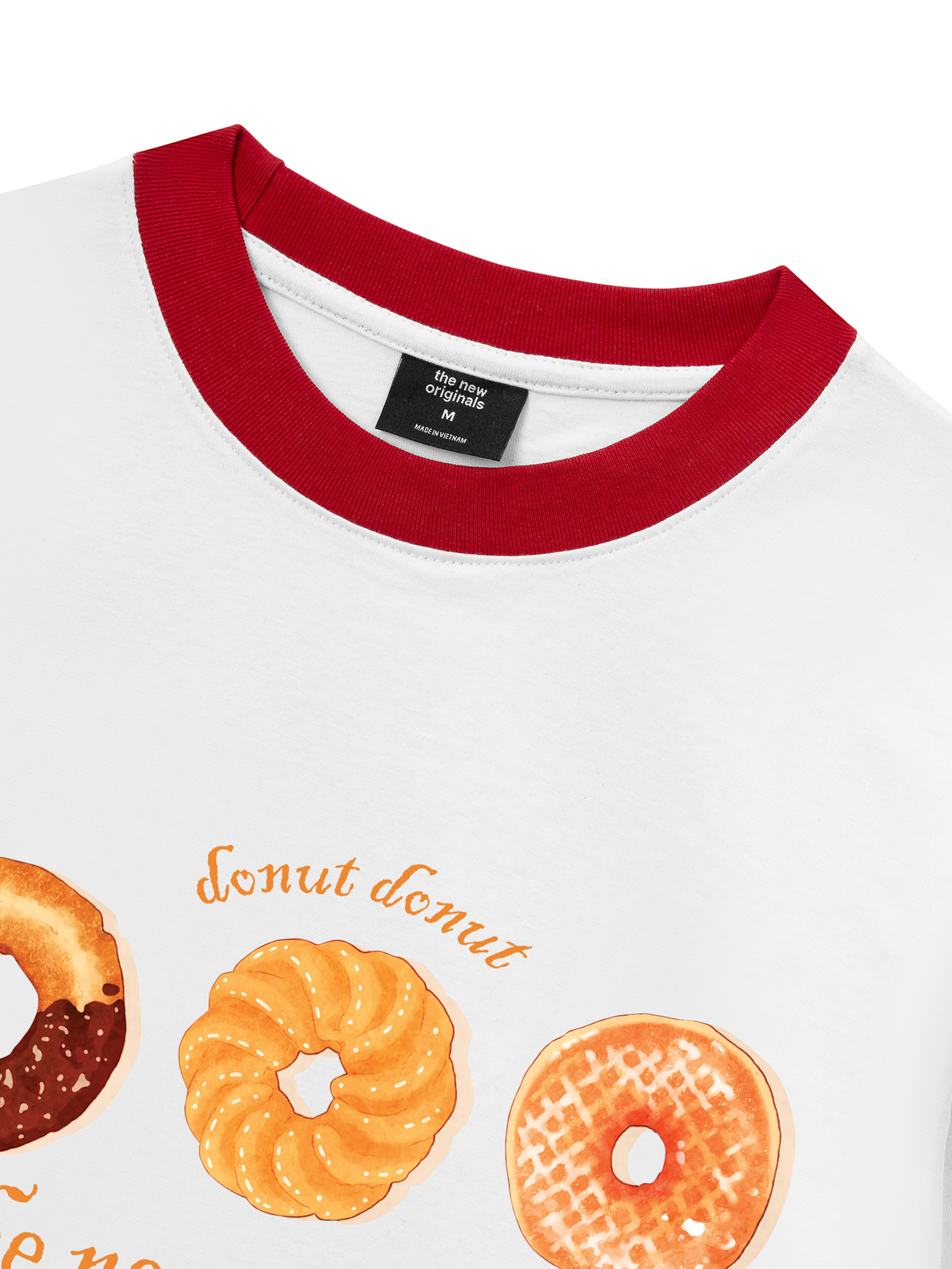 Áo Thun Ringer Relaxed Fit Donut