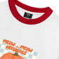 Áo Thun Ringer Relaxed Fit Animal Meow Pumpkin