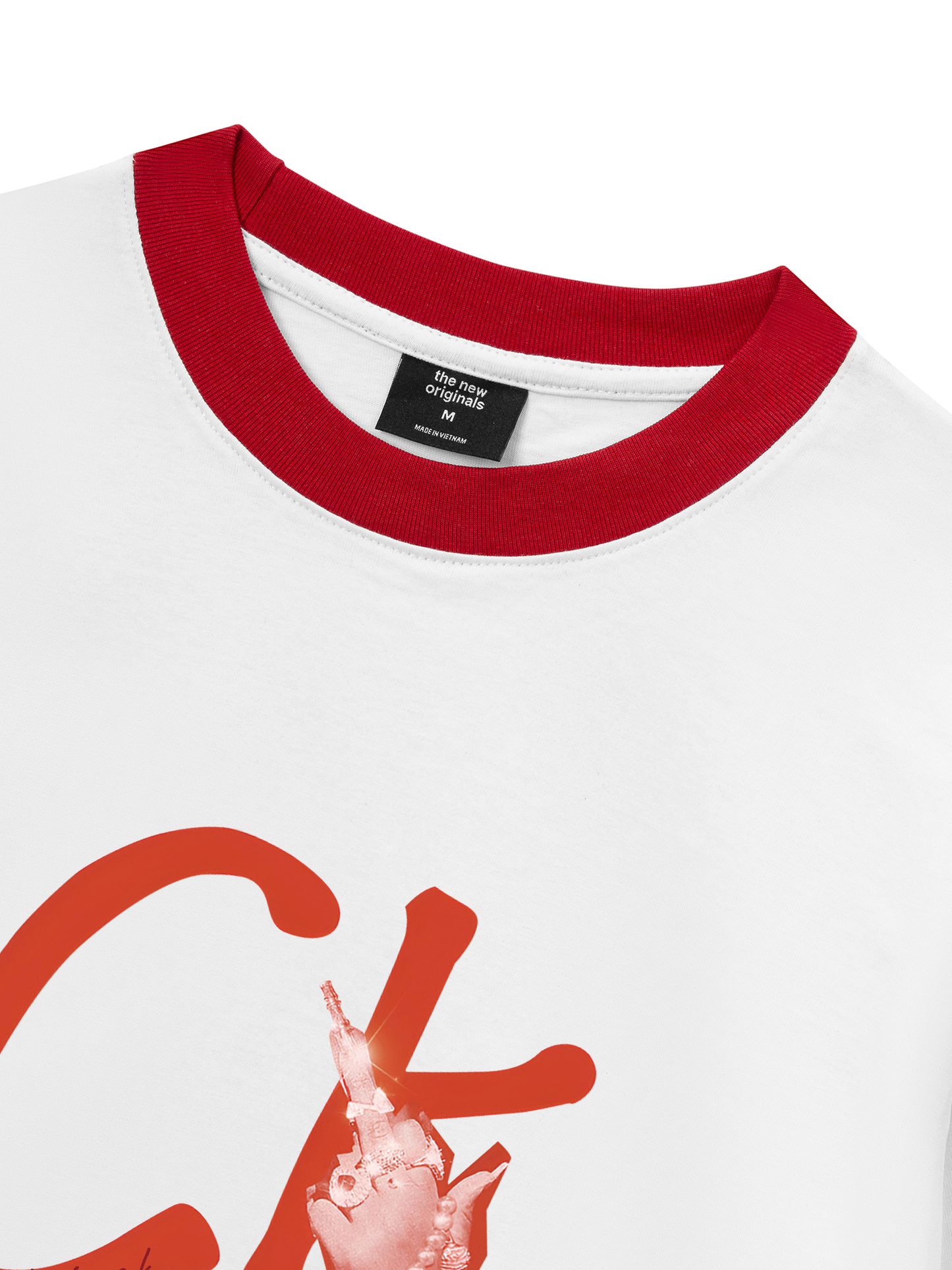 Áo Thun Ringer Relaxed Fit FUCK-Double Lovers