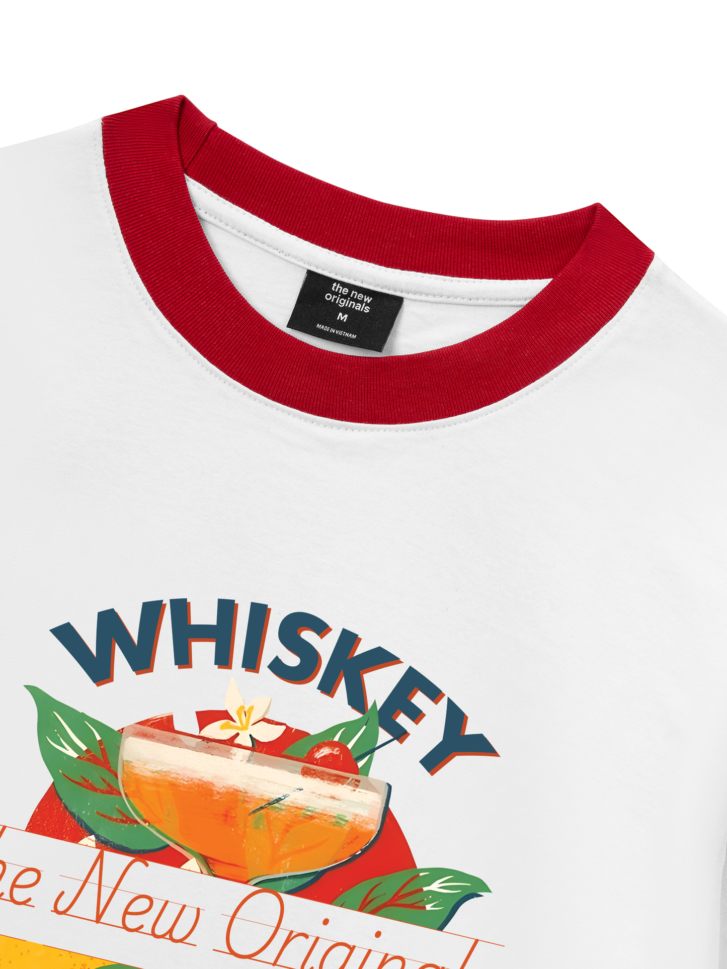 Áo Thun Ringer Relaxed Fit whiskey sour