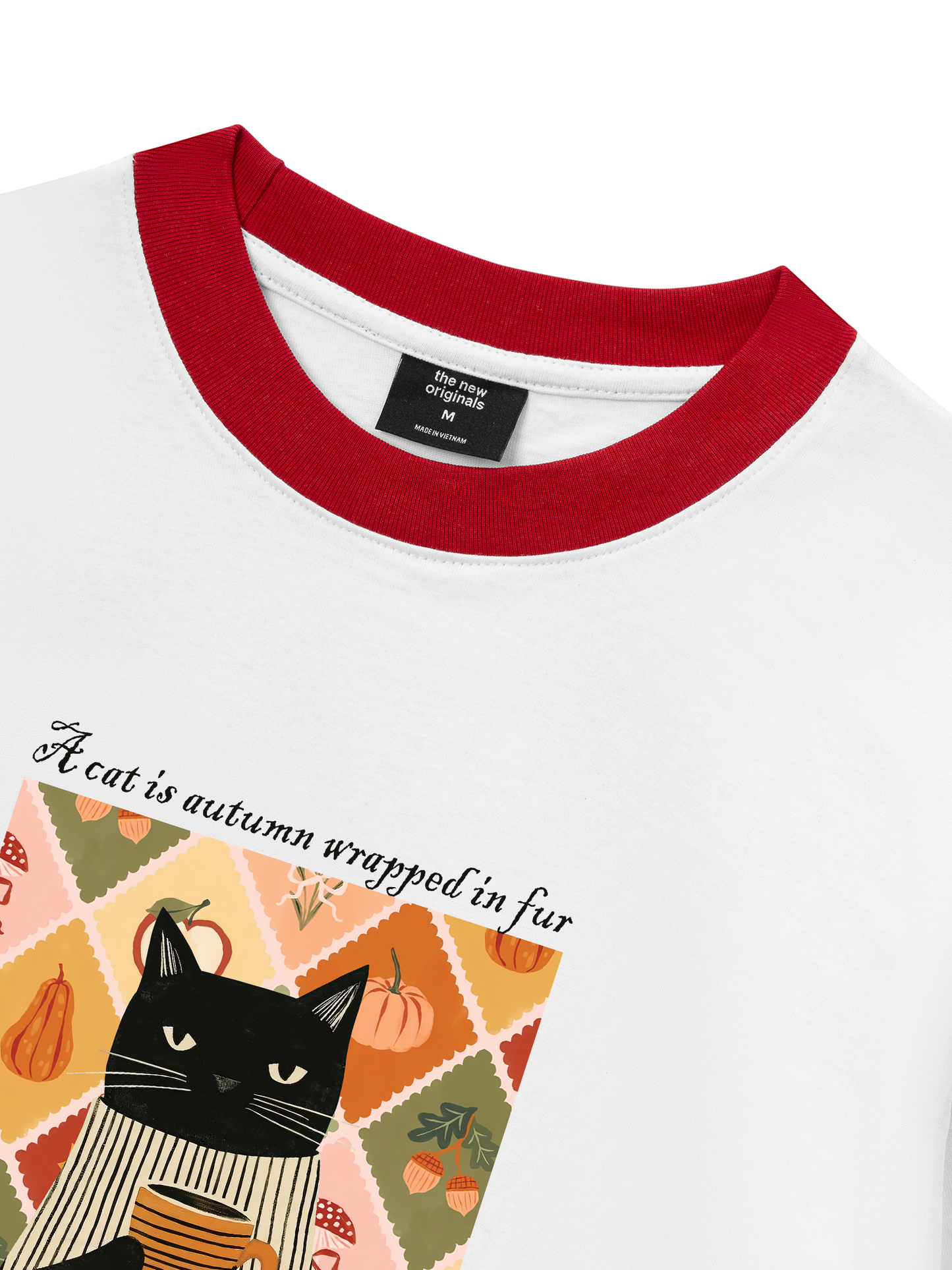 Áo Thun Ringer Relaxed Fit  A Cat