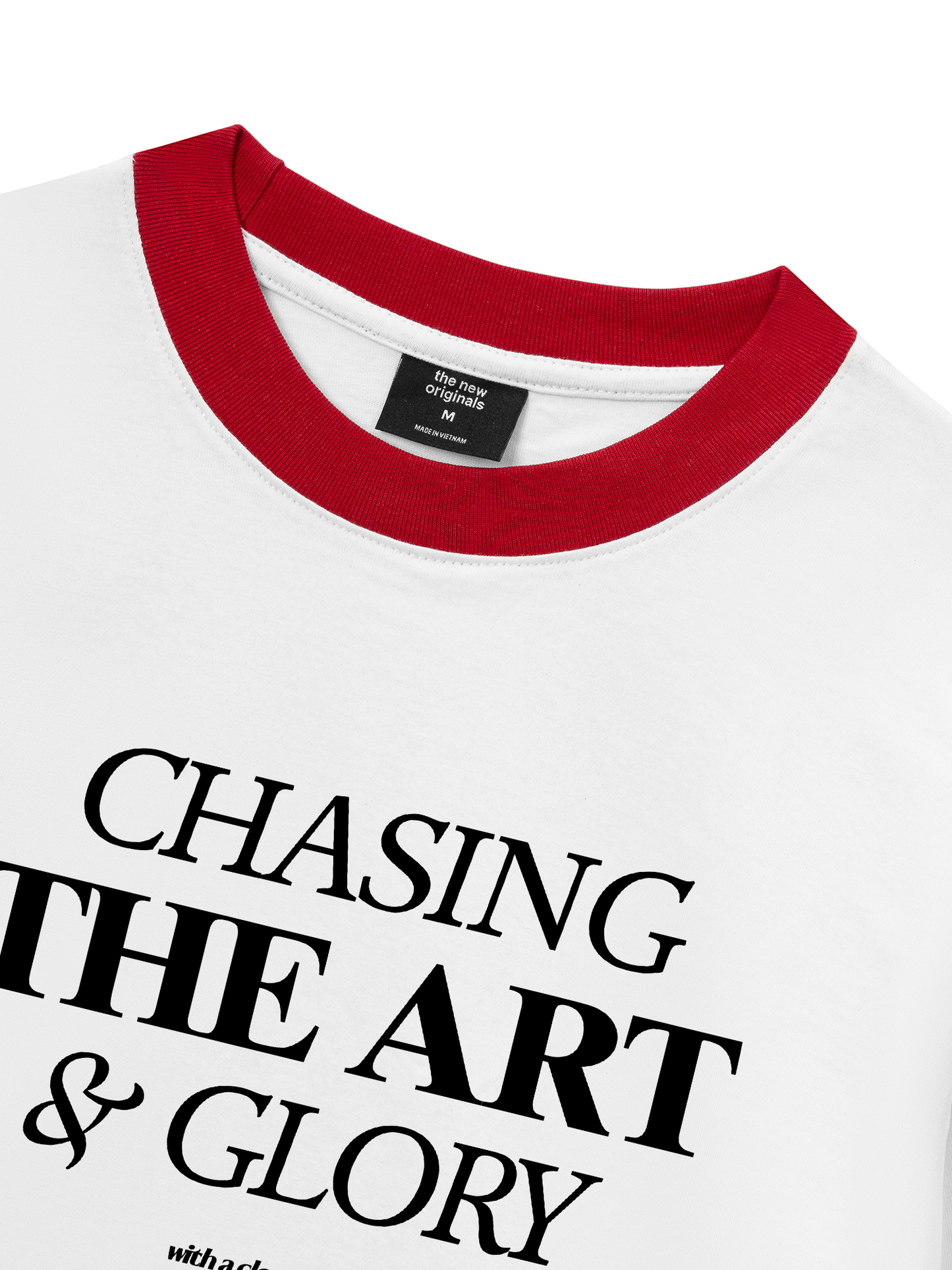 Áo Thun Ringer Relaxed Fit Life Vibe Chasing The Art