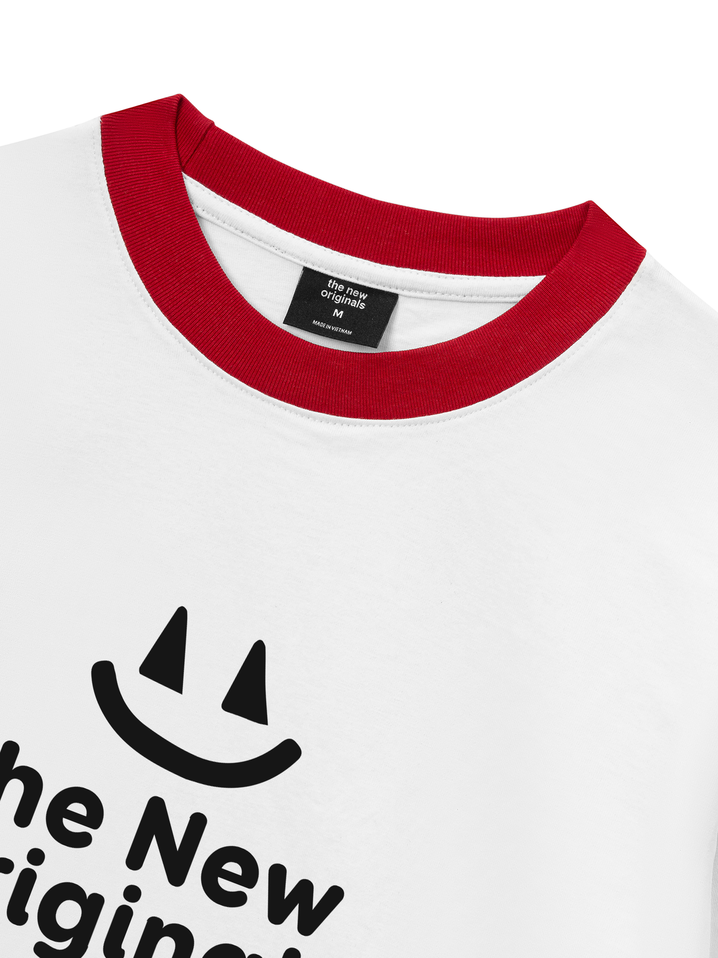 Áo Thun Ringer Relaxed Fit Be Bold Simple Smile