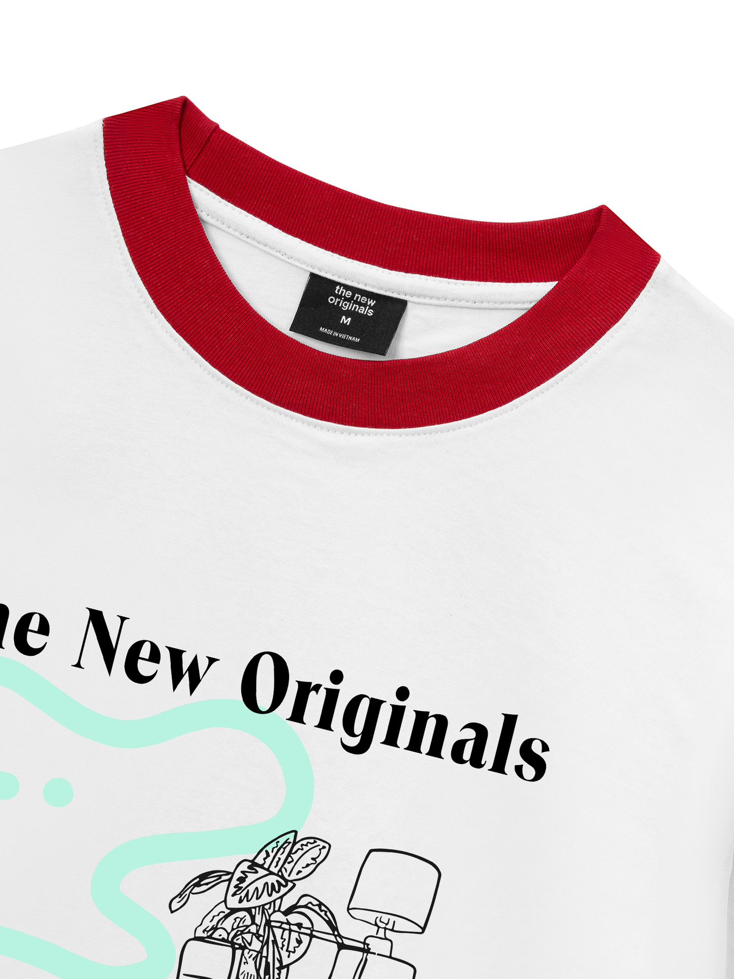 Áo Thun Ringer Relaxed Fit TROPICAL Simple Moments