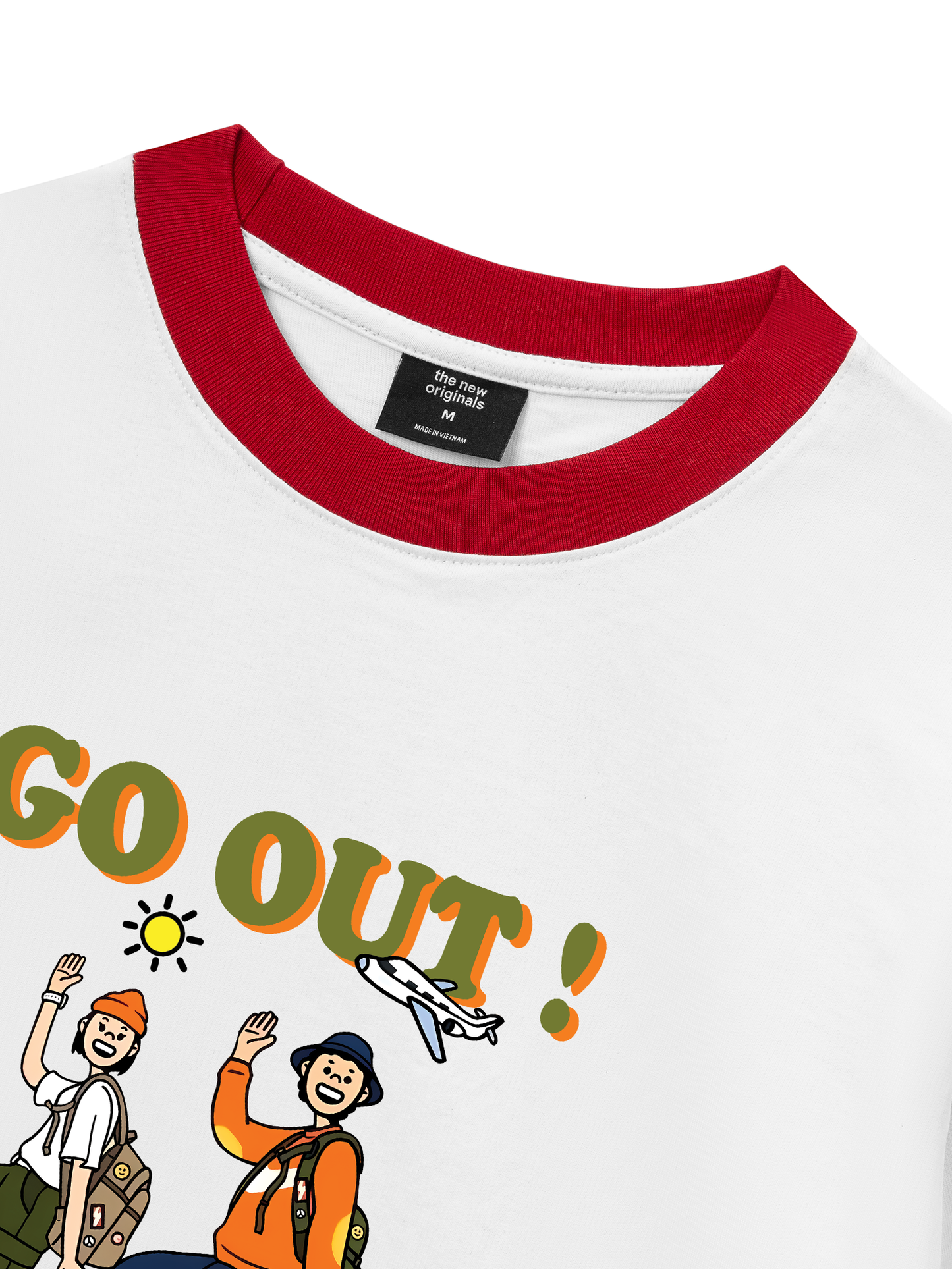 Áo Thun Ringer Relaxed Fit Weekend Go Out