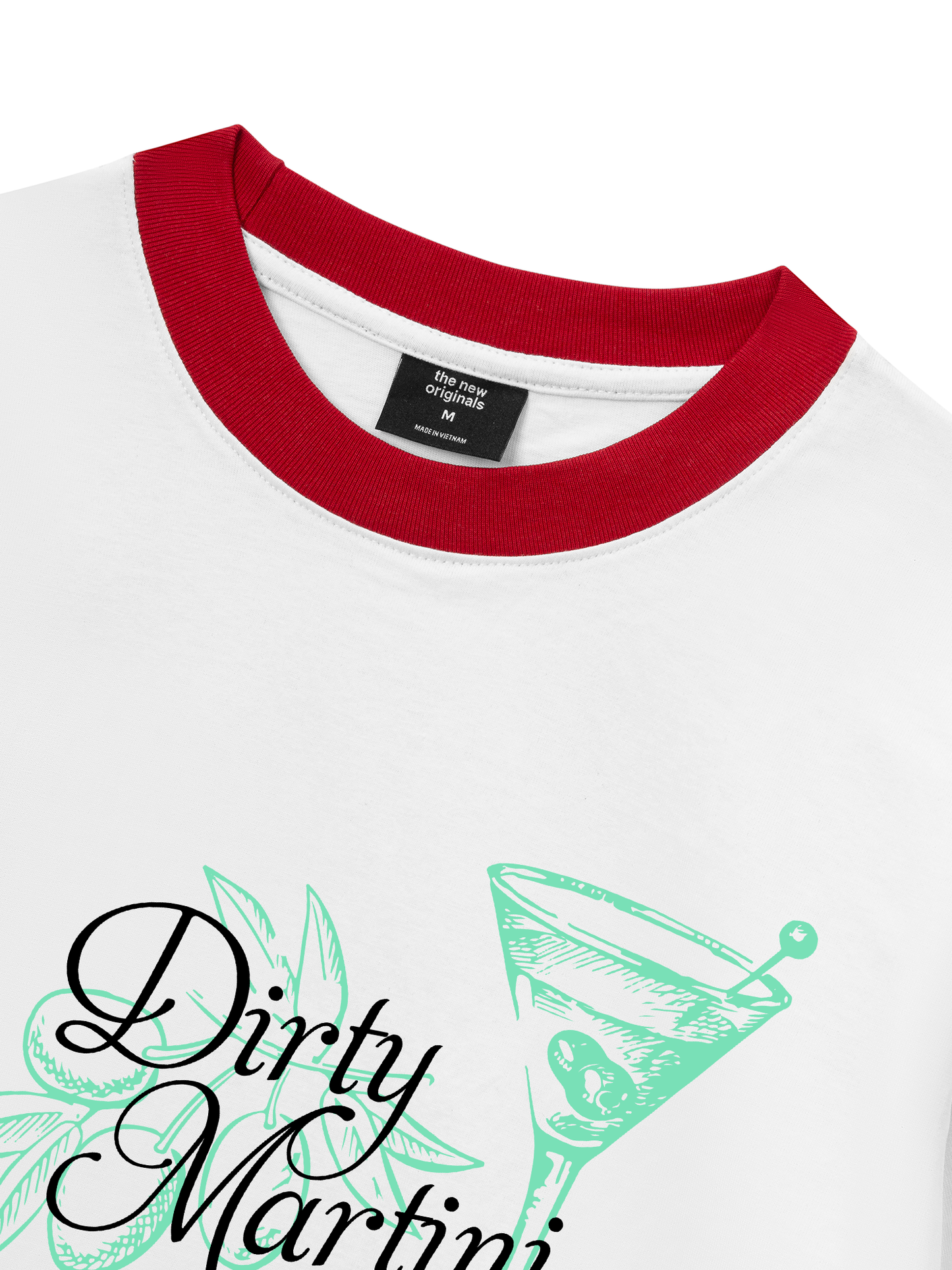 Áo Thun Ringer Relaxed Fit Fresh Dirty Martini