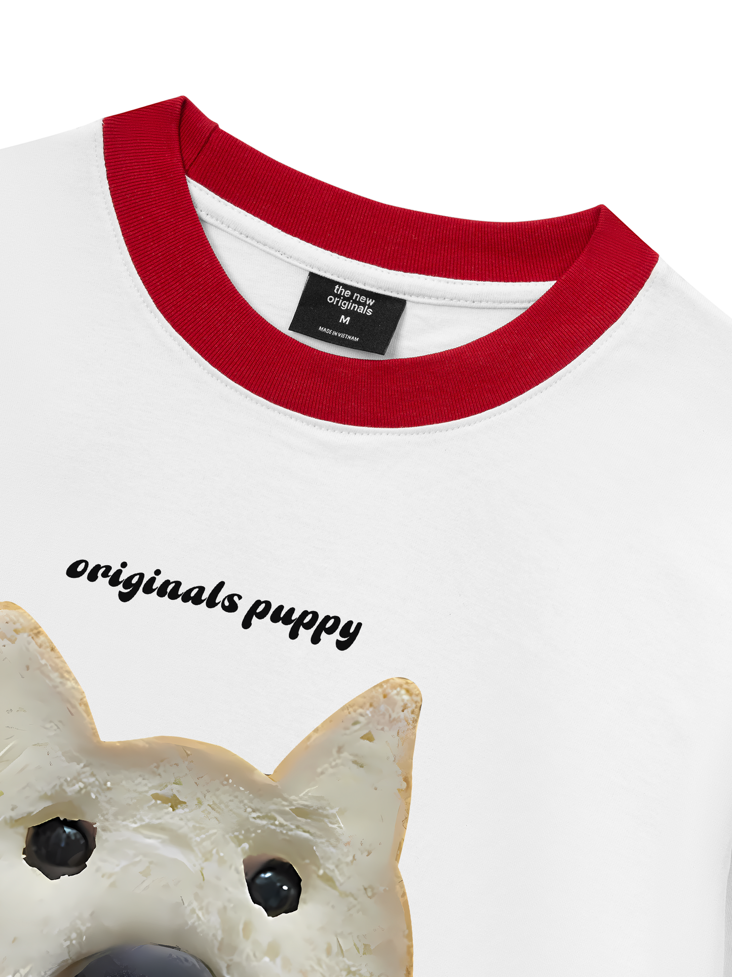 Áo Thun Ringer Relaxed Fit Sweet Pastry Orginals Puppy