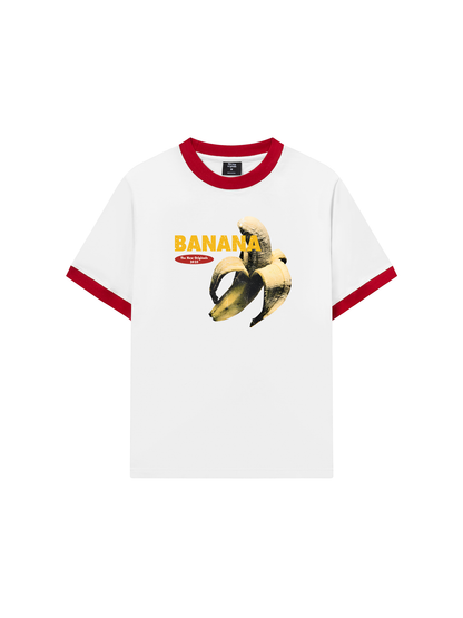 Áo Thun Ringer Relaxed Fit Summer Vibes Retro Bananaa