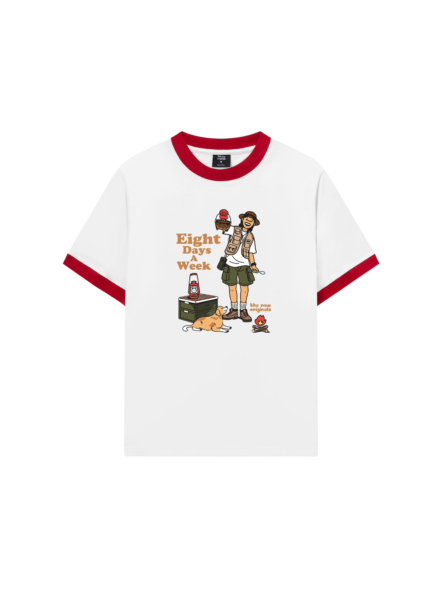 Áo Thun Ringer Relaxed Fit Go Out Eight Days A Week
