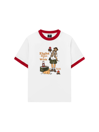 Áo Thun Ringer Relaxed Fit Go Out Eight Days A Week