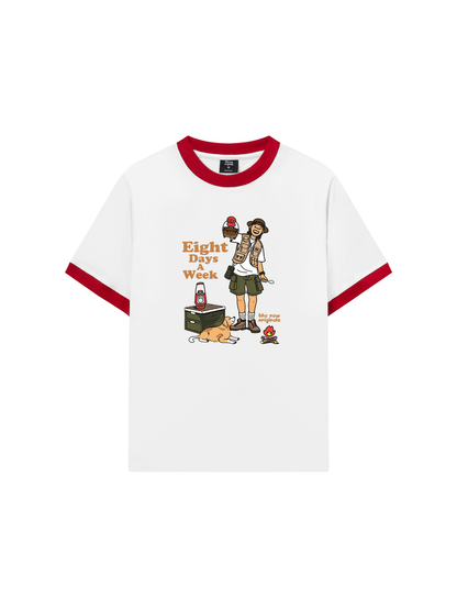 Áo Thun Ringer Relaxed Fit Go Out Eight Days A Week