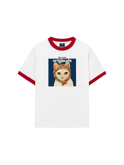 Áo Thun Ringer Relaxed Fit Mad Cat