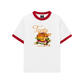 Áo Thun Ringer Relaxed Fit Foody Tasty Burger