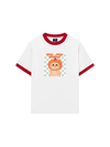 Áo Thun Ringer Relaxed Fit Animal Meow Pumpkin