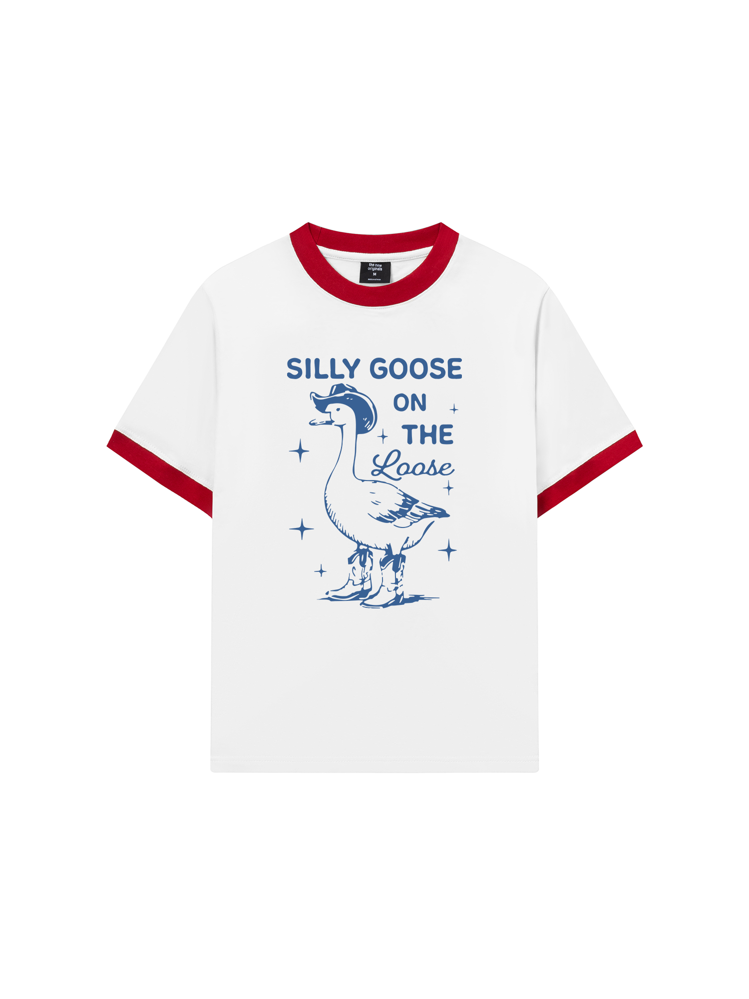Áo Thun Ringer Relaxed Fit Silly goose