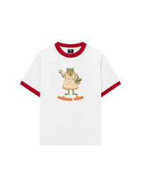 Áo Thun Ringer Relaxed Fit Autumn Frog