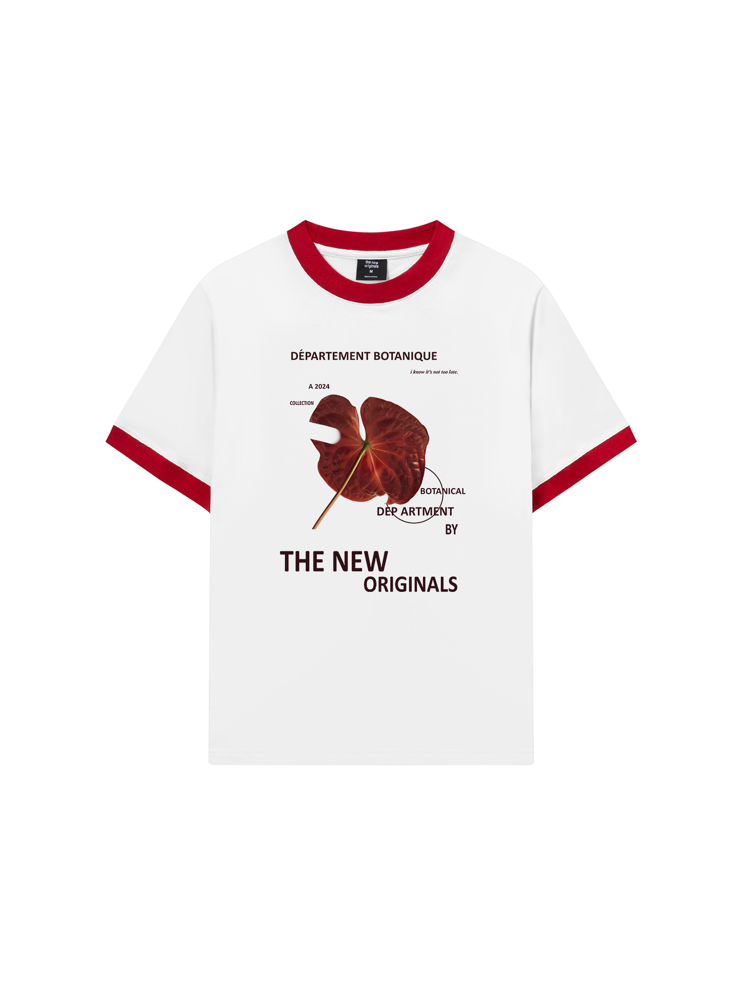 Áo Thun Ringer Relaxed Fit Summer Vibes Red LOve