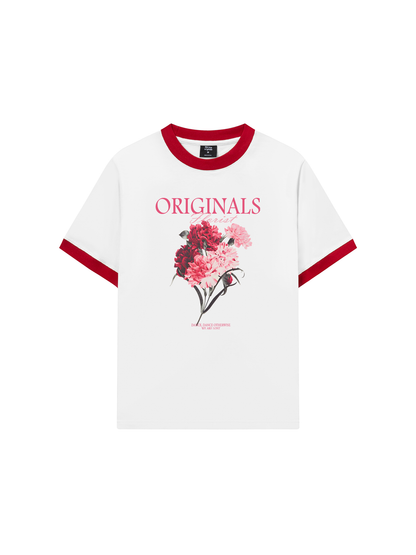 Áo Thun Ringer Relaxed Fit Summer Vibes Originals Florist
