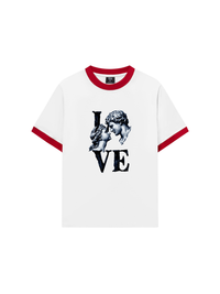 Áo Thun Ringer Relaxed Fit Love