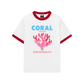 Áo Thun Ringer Relaxed Fit Summer Vibes Coral Beach