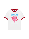 Áo Thun Ringer Relaxed Fit Summer Vibes Coral Beach