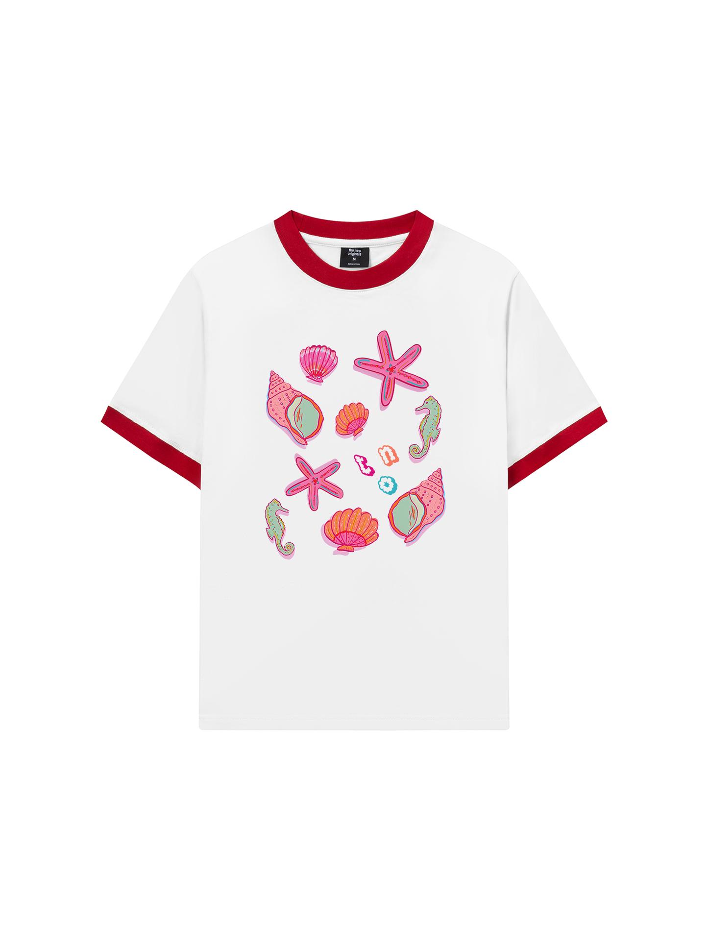 Áo Thun Ringer Relaxed Fit Suummer Vibes Sea Life