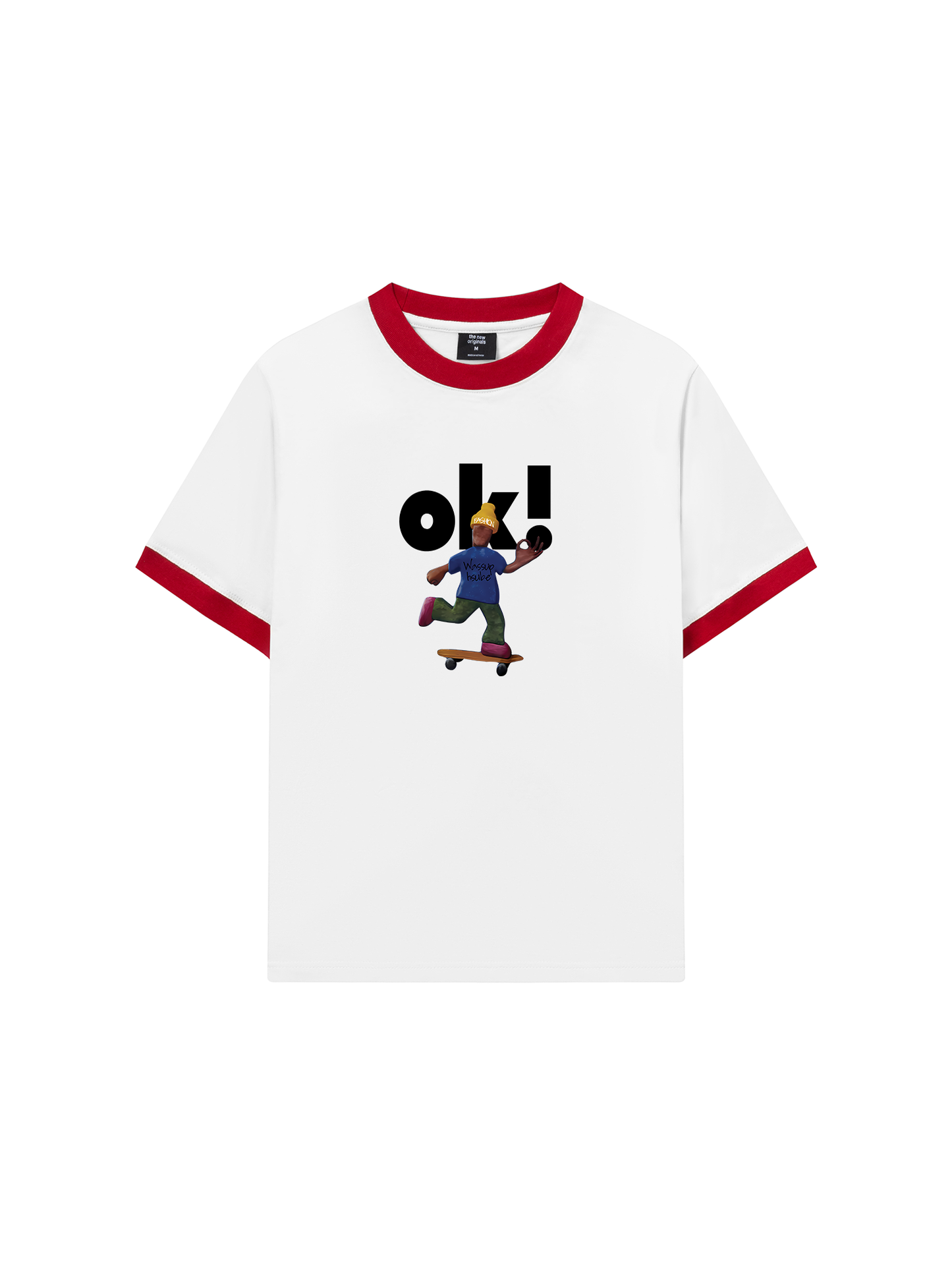 Áo Thun Ringer Relaxed Fit Weekend OK Skate