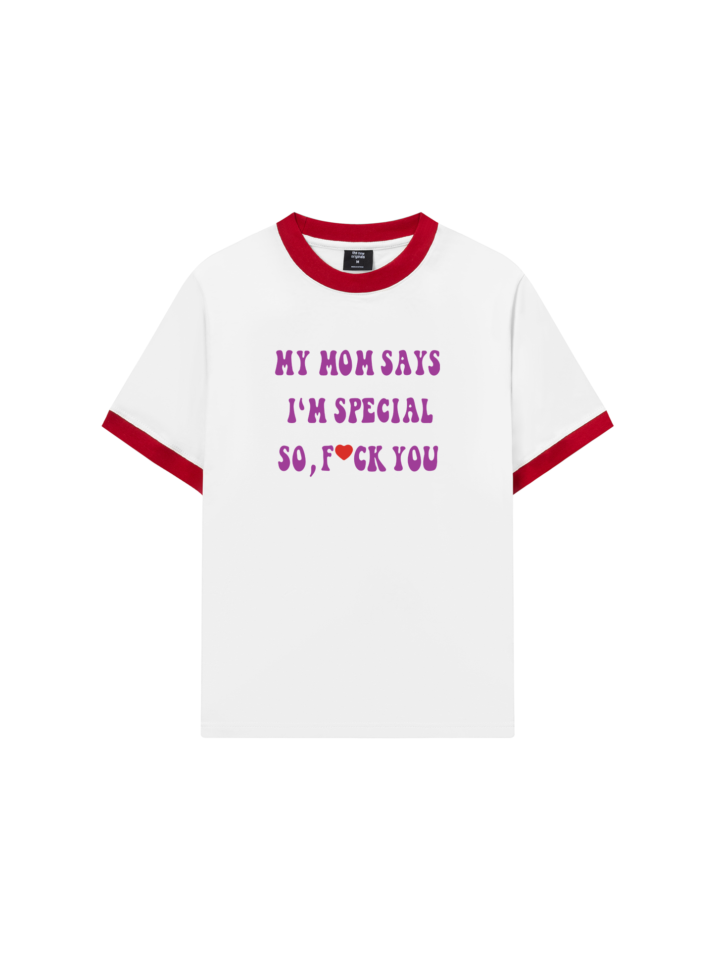 Áo Thun Ringer Relaxed Fit My mom says I_m special
