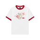Áo Thun Ringer Relaxed Fit Pearl Bloom_