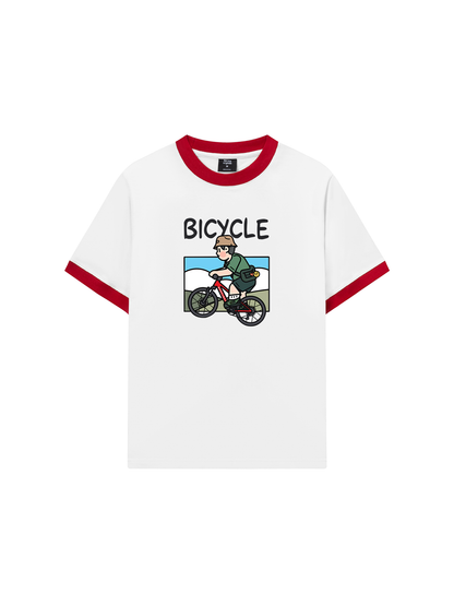 Áo Thun Ringer Relaxed Fit Weekend Bicycle
