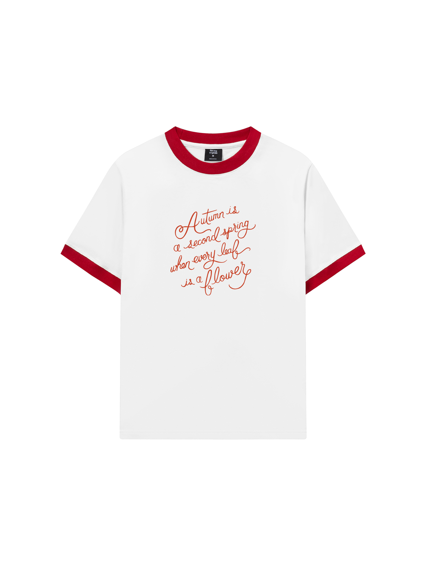 Áo Thun Ringer Relaxed Fit Autumn is a Second Spring
