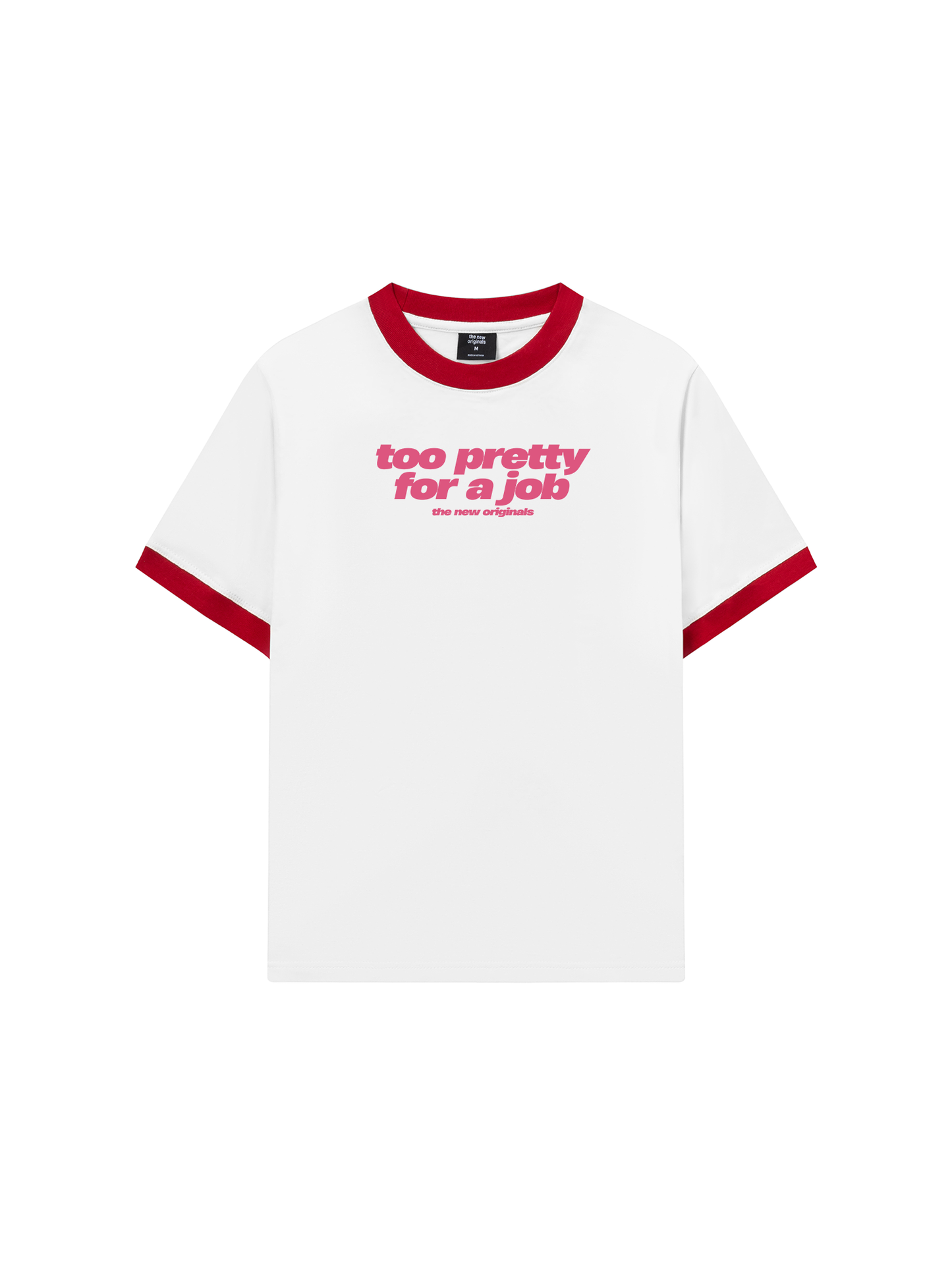 Áo Thun Ringer Relaxed Fit Life Vibe Too Pretty