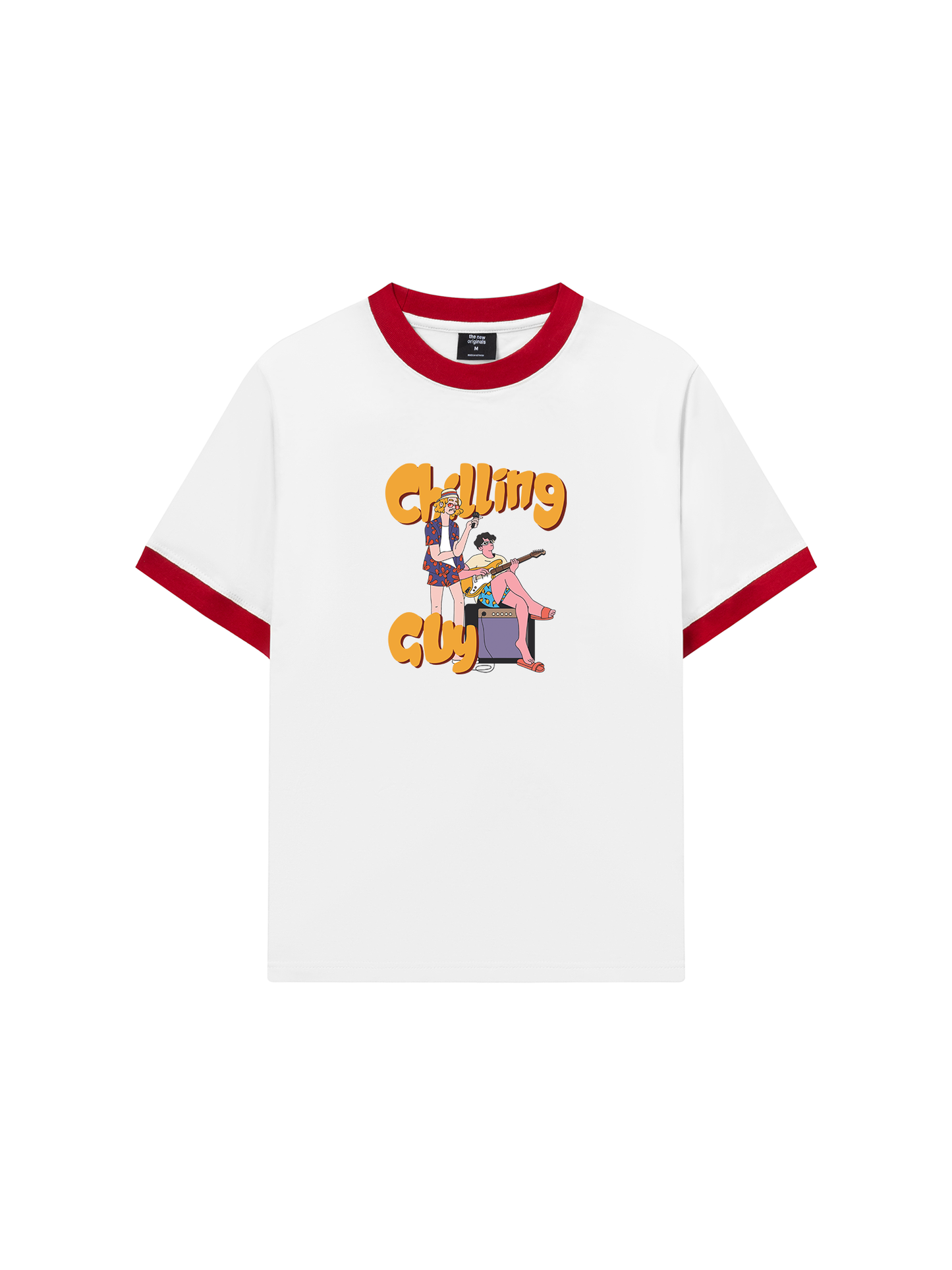 Áo Thun Ringer Relaxed Fit Weekend Chilling Guy