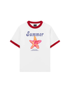 Áo Thun Ringer Relaxed Fit Summer Vibes Beach