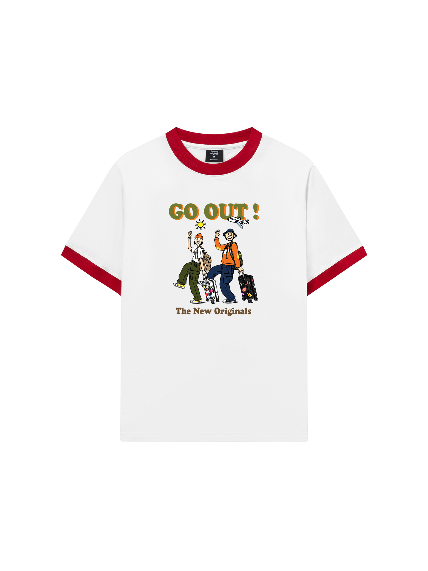 Áo Thun Ringer Relaxed Fit Weekend Go Out