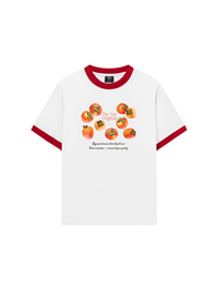Áo Thun Ringer Relaxed Fit Ripe persimmons
