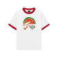 Áo Thun Ringer Relaxed Fit Meow Meow Watermelon