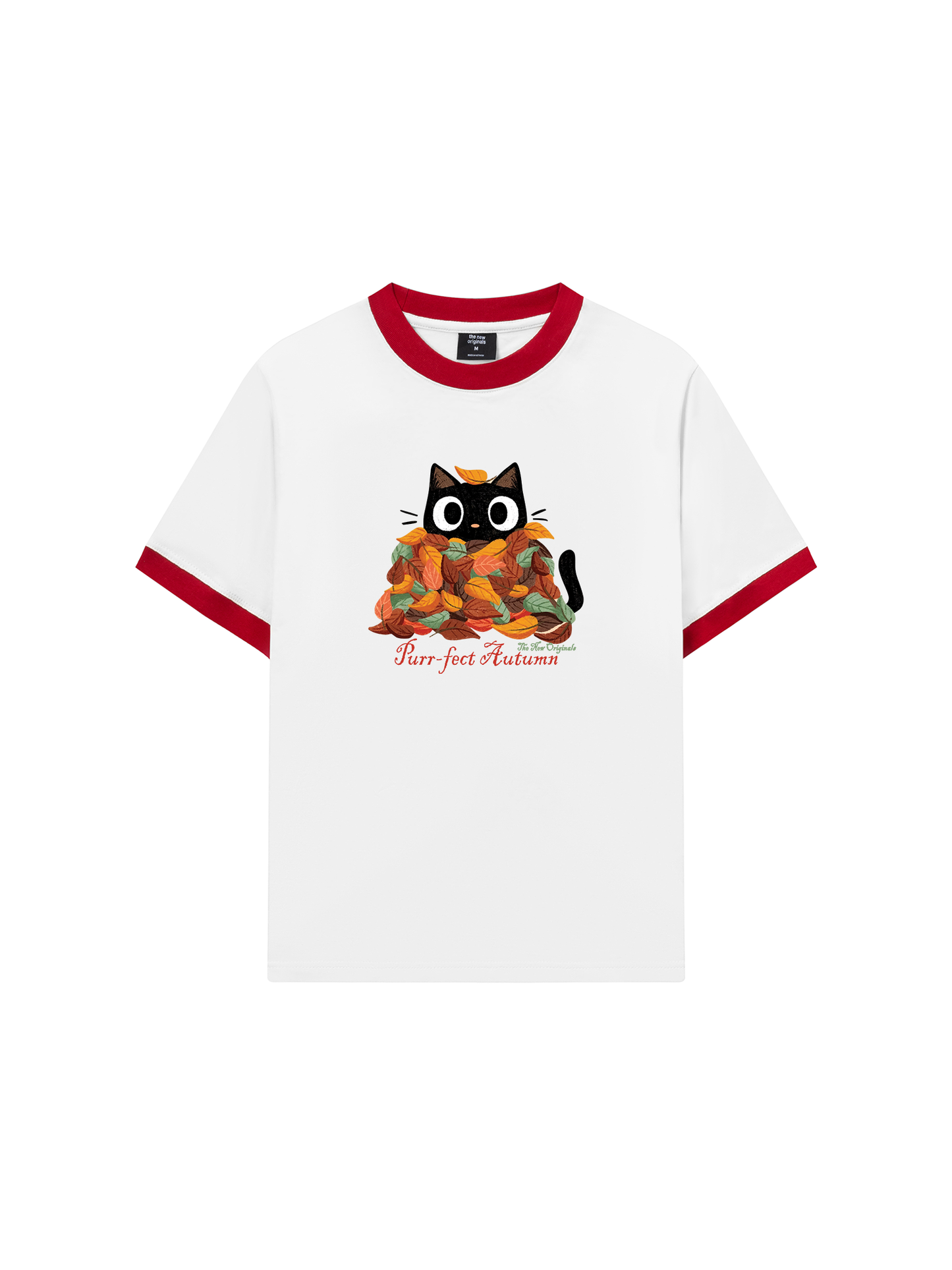 Áo Thun Ringer Relaxed Fit Purr-fect Autumn