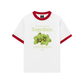 Áo Thun Ringer Relaxed Fit Summer Vibes Green Flower