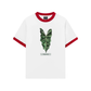 Áo Thun Ringer Relaxed Fit Tropical Alocasia Leaf